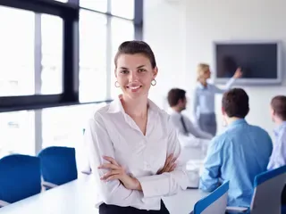 IT specialist configuring cloud services